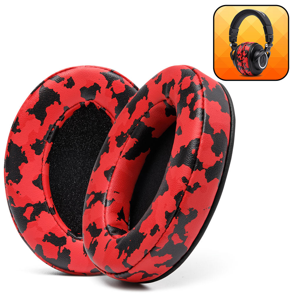 ATH M50X Earpads | Red Camo