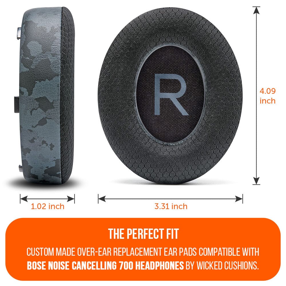 Bose NC 700 Cooling Gel Earpads | Black Camo