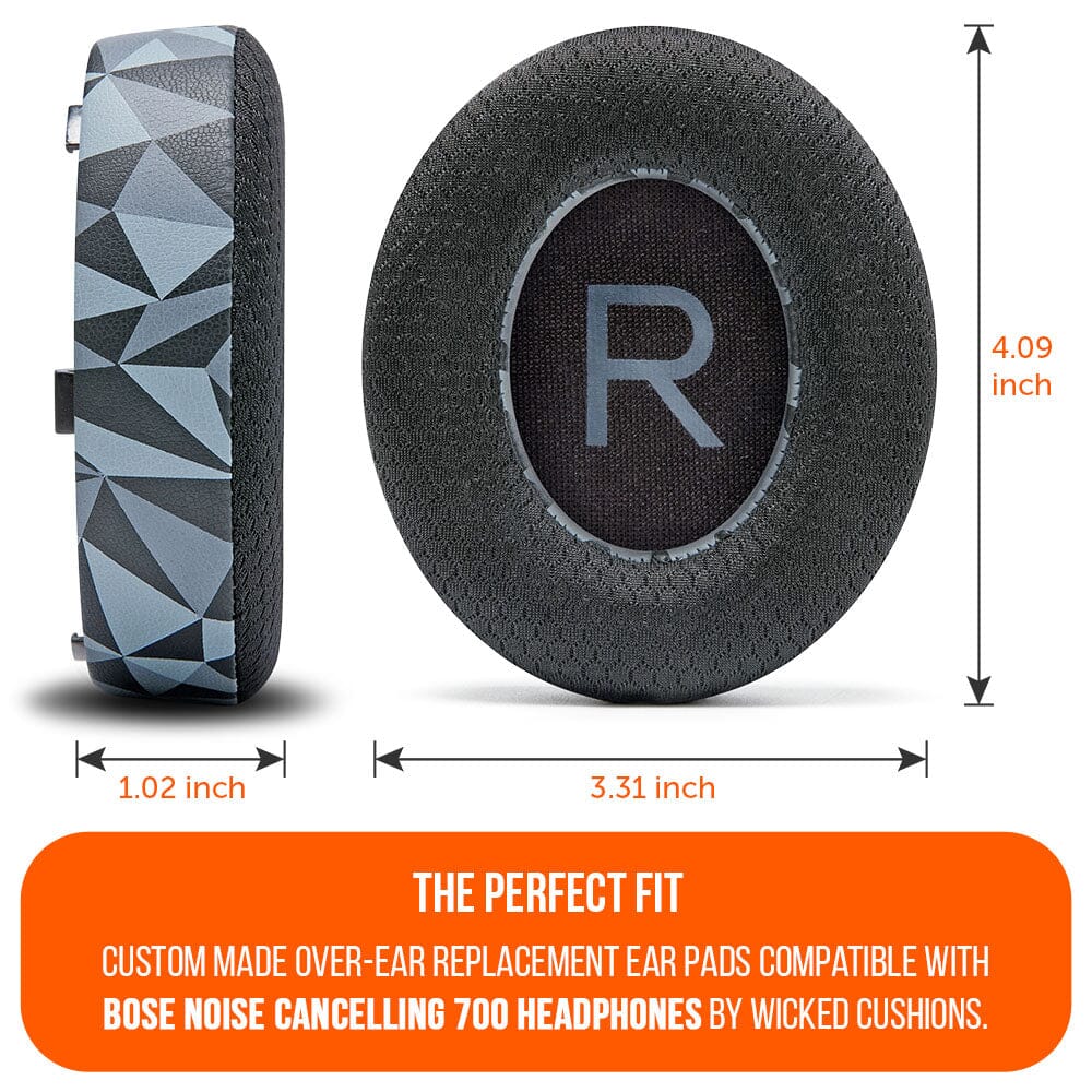 Bose NC 700 Cooling Gel Earpads | Geo Grey