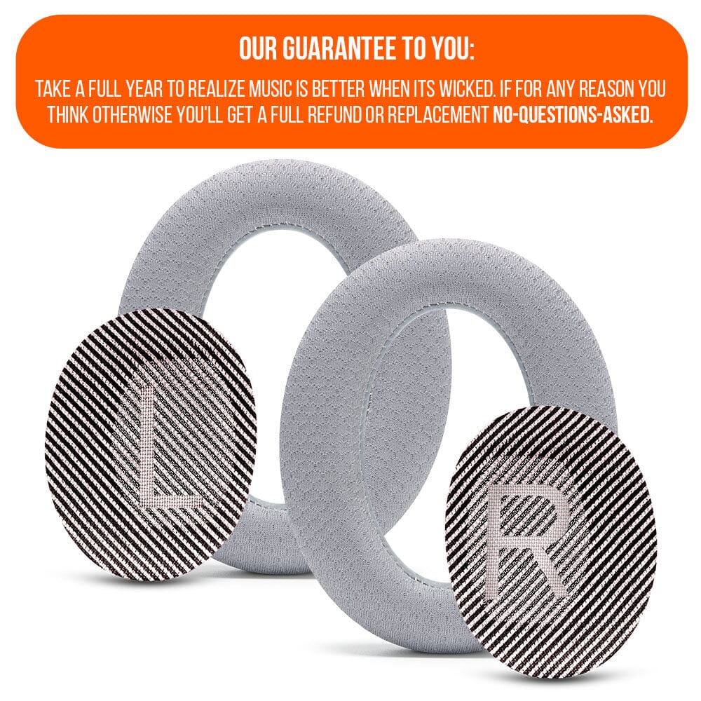 Bose QC 35 Cooling Gel Earpads | Silver