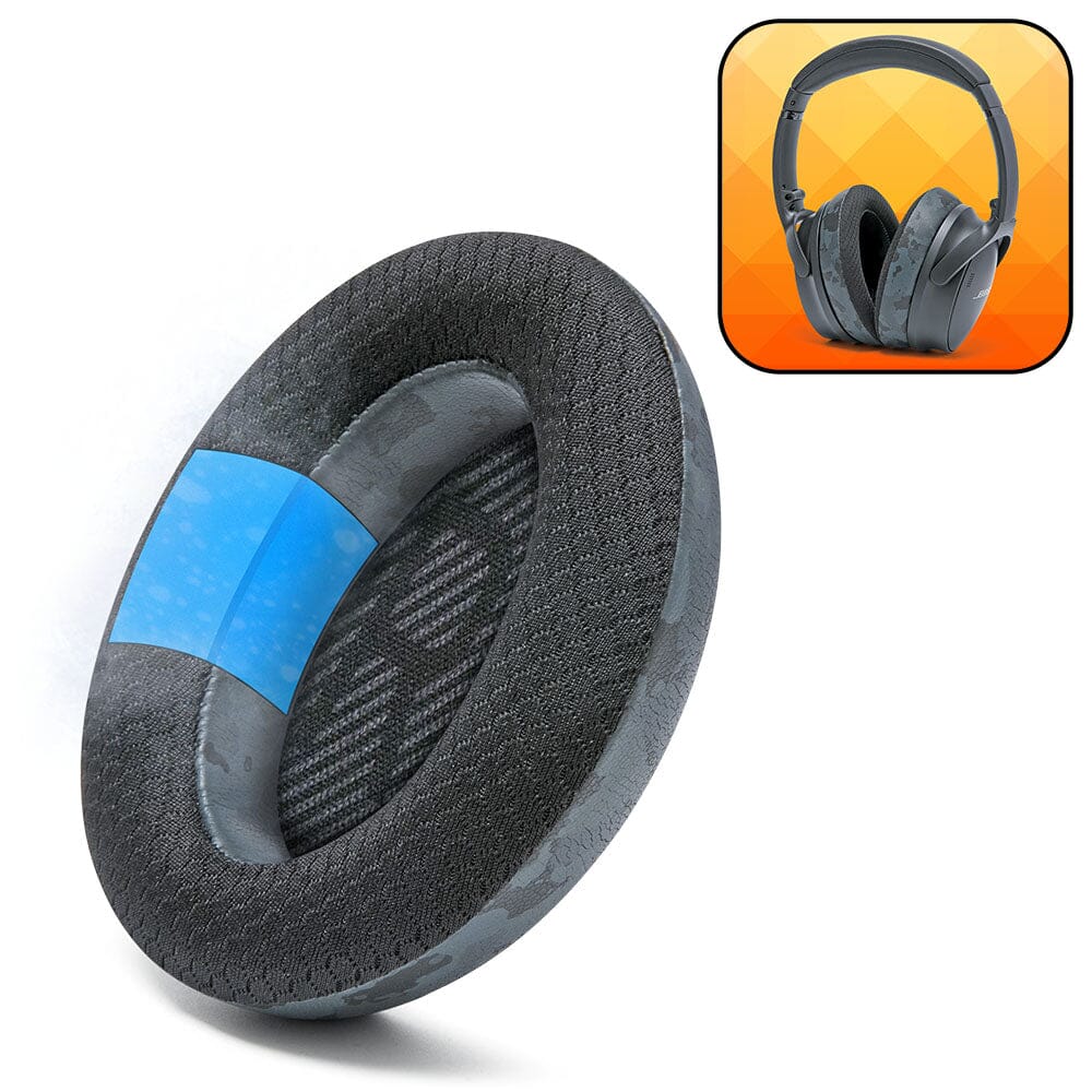 Bose QC 35 Cooling Gel Earpads | Black Camo