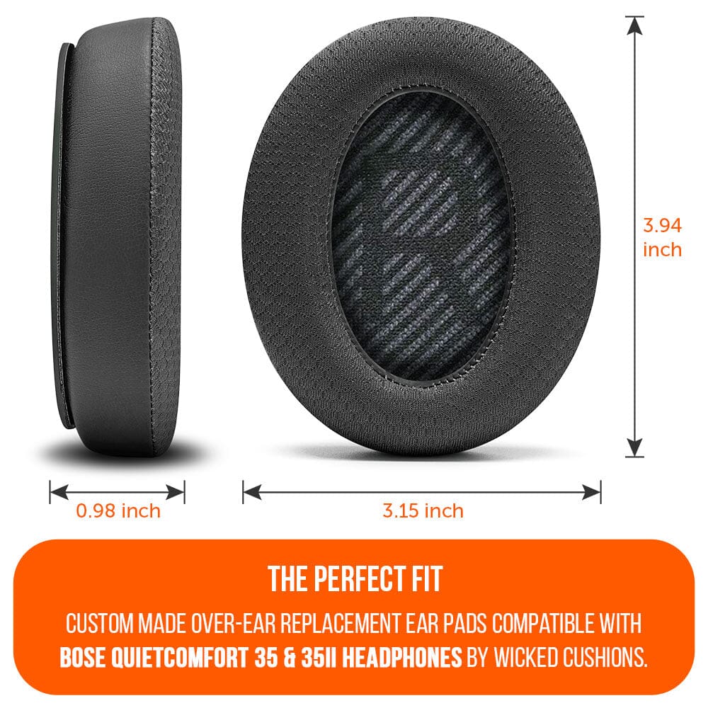 Bose QC 35 Cooling Gel Earpads | Black