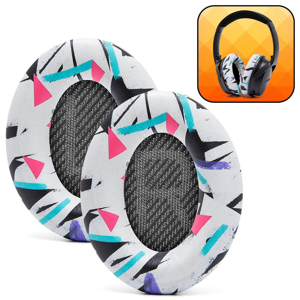 Replacement Ear Pads For Bose QC35 | 90s White