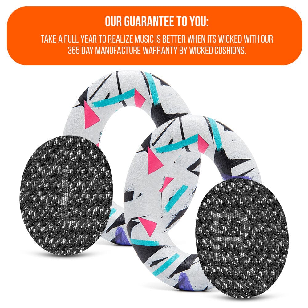 Replacement Ear Pads For Bose QC35 | 90s White