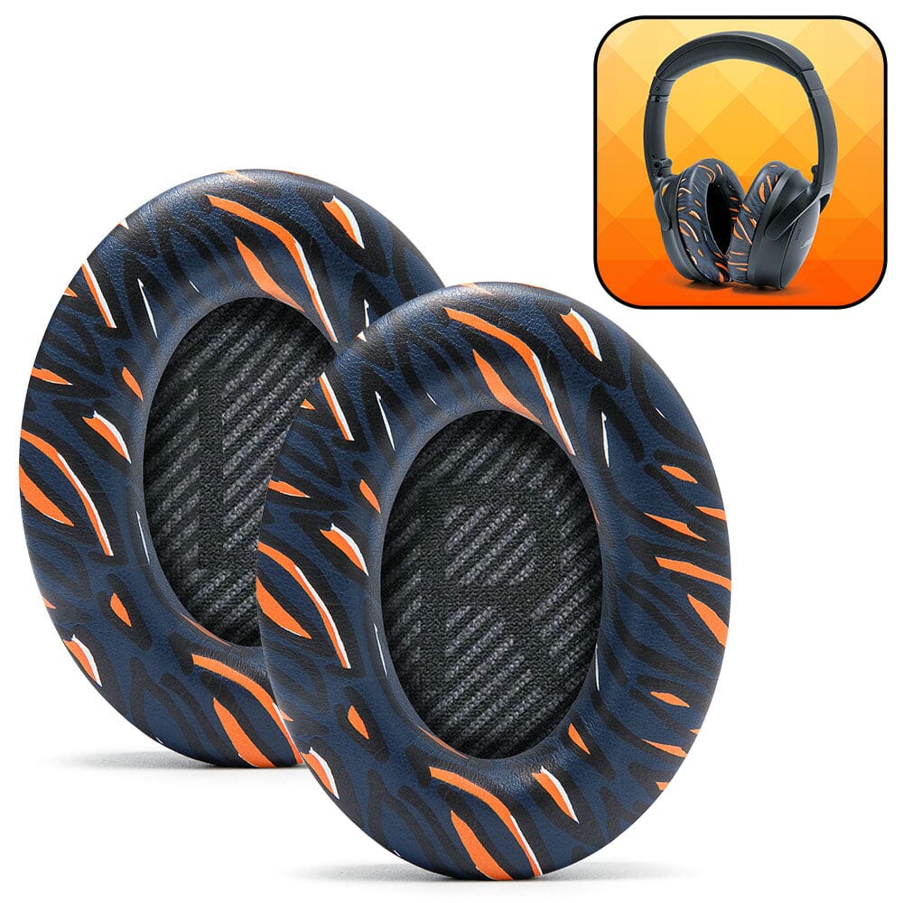 Replacement Ear Pads For Bose QC35 | Navy Tiger