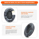 Replacement Ear Pads For Bose QC35 | Black Camo
