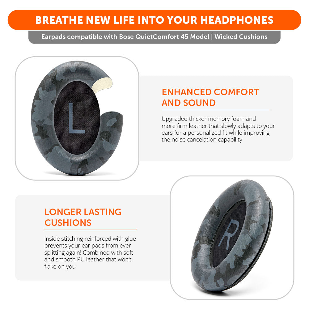 Bose QC45 | Black Camo