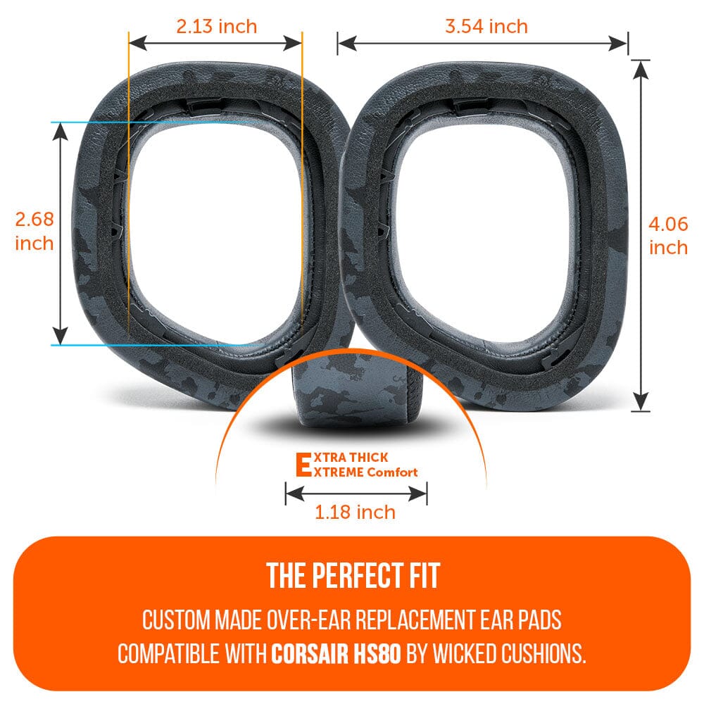 WC FreeZe Hybrid - Corsair HS80 | Black Camo