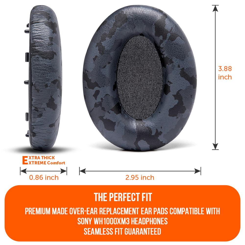 Ear Pads For Sony WH1000XM3 | Black Camo