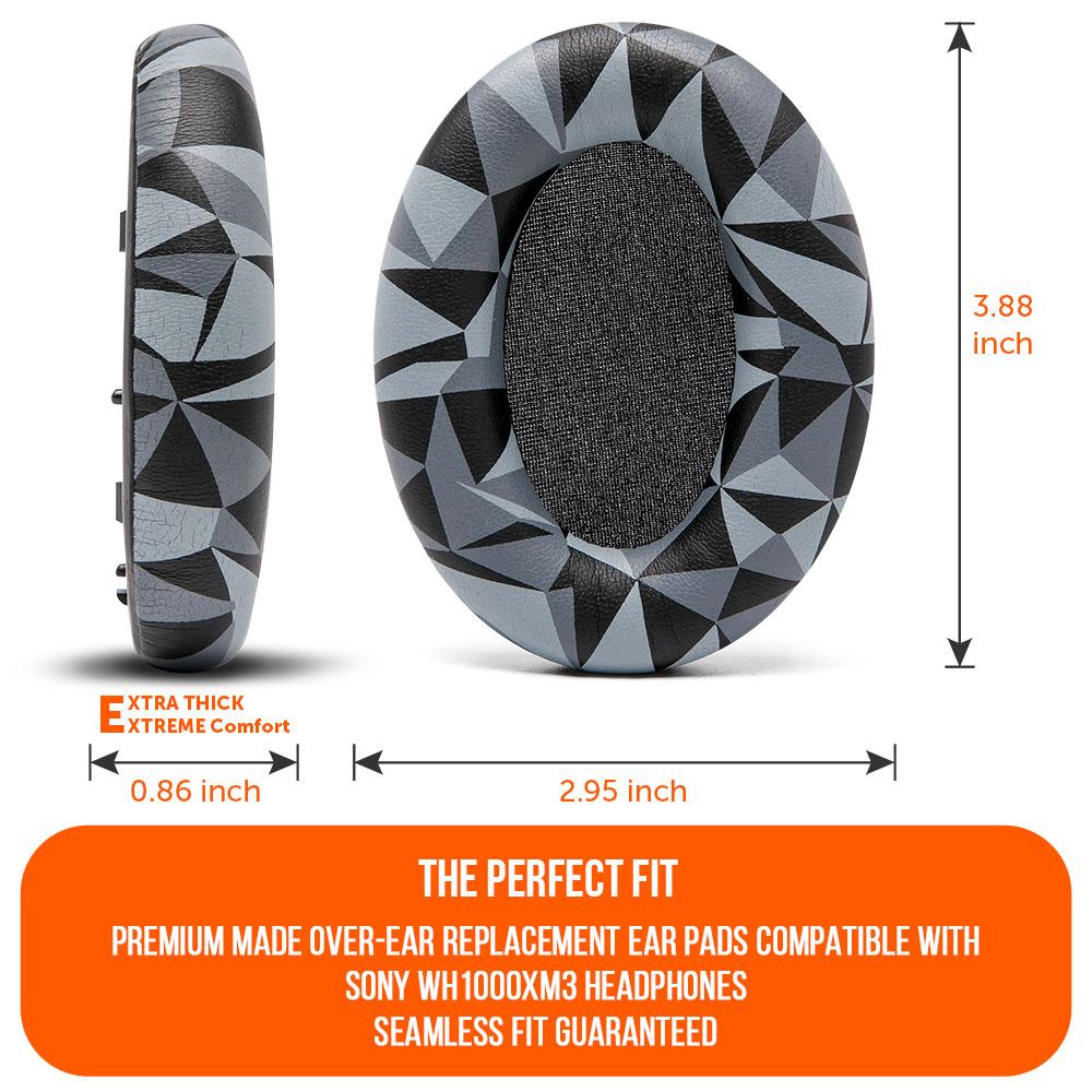 Ear Pads For Sony WH1000XM3 | Geo Grey