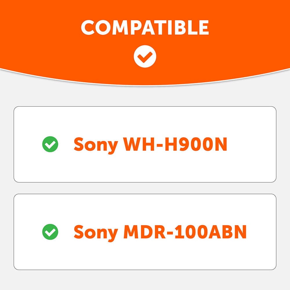 Sony Wh-900N and MDR-100ABN Headphones | Black
