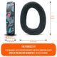 WC FreeZe EPOS H6 Pro & GSP Headset Earpads | 90s Black