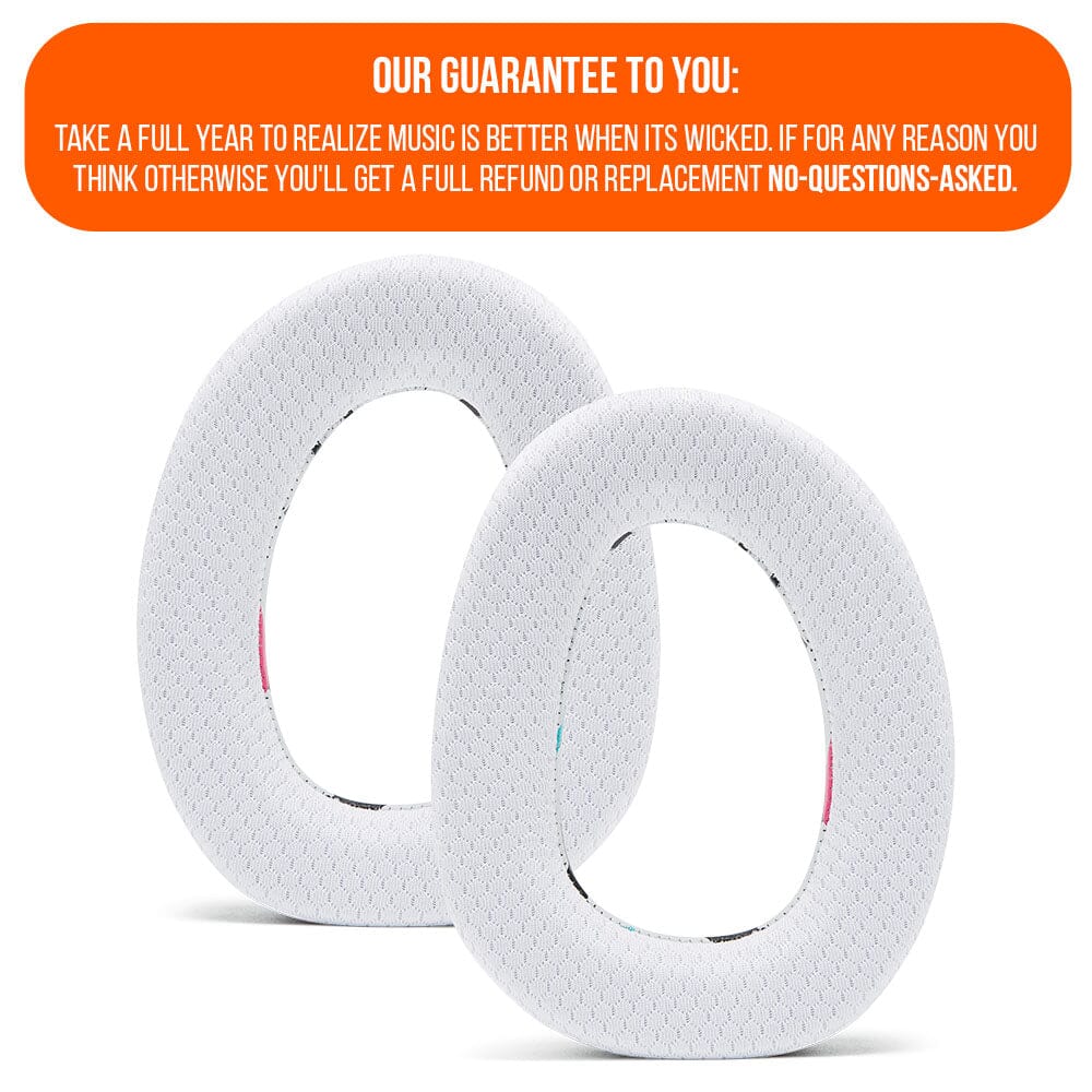 WC FreeZe EPOS H6 Pro & GSP Headset Earpads | 90s White