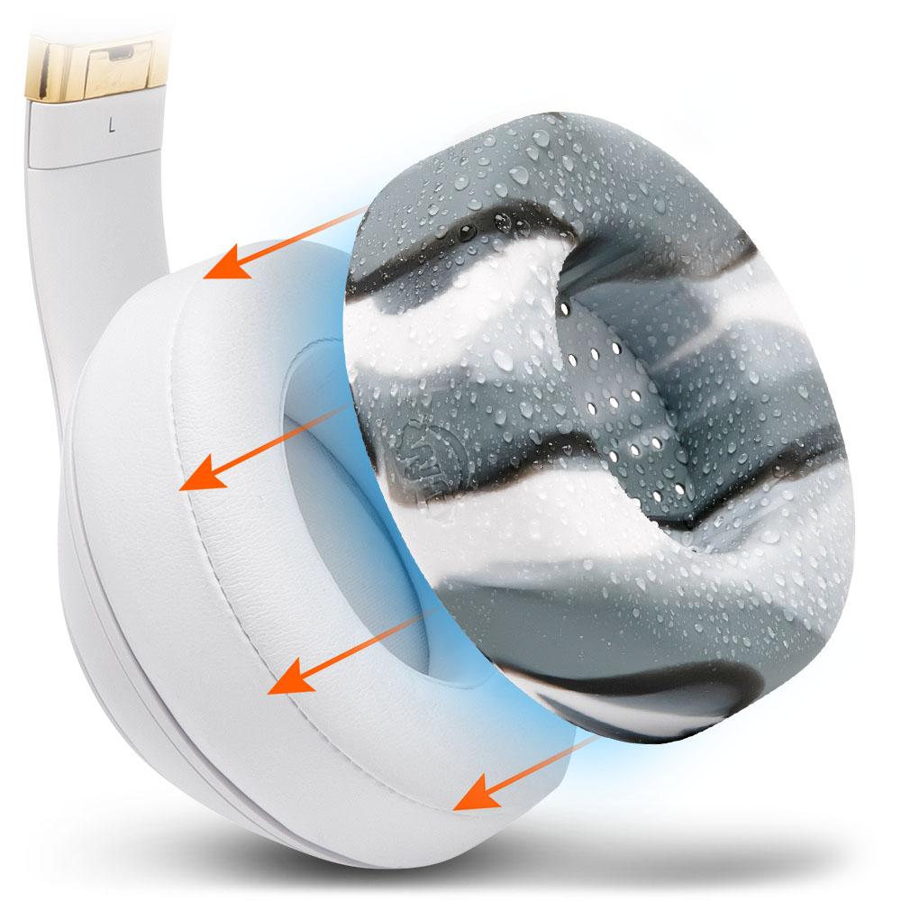 WC SweatZ Protective Headphone Earpad Cover | Marble