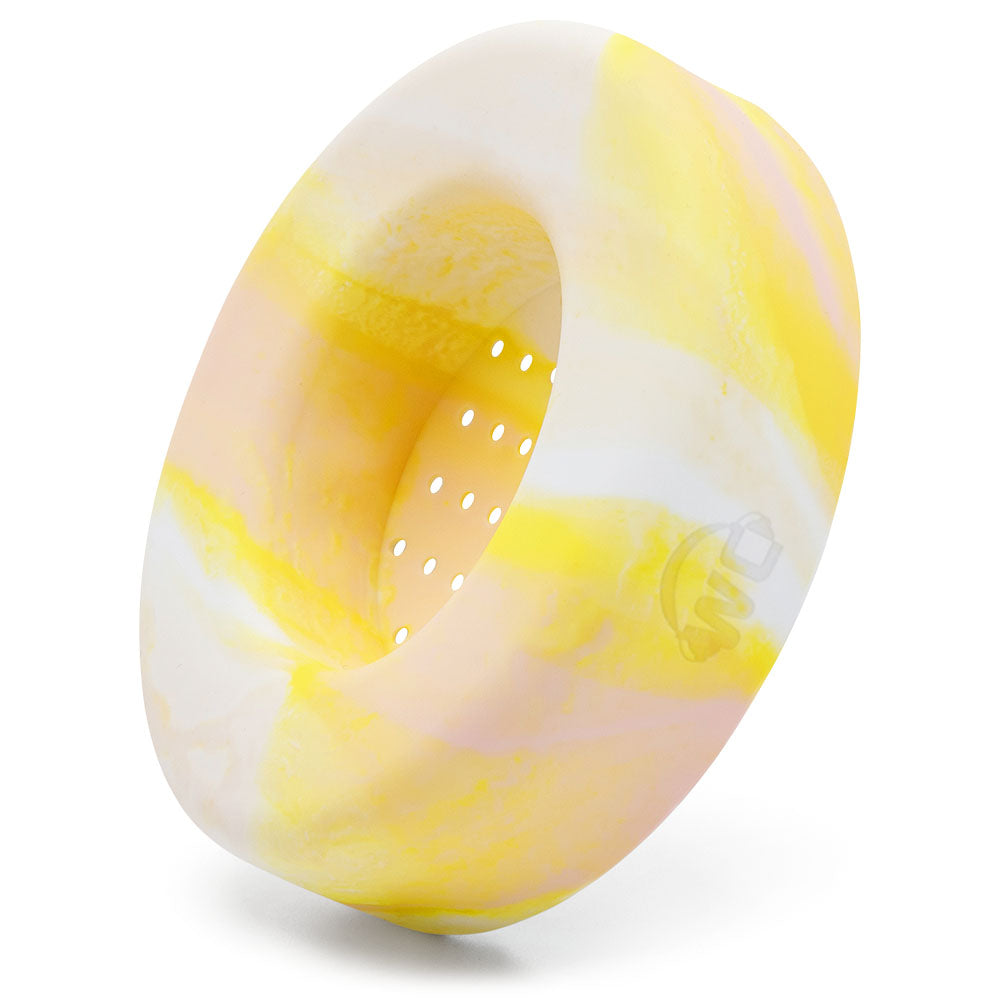 WC SweatZ Protective Headphone Earpad Cover | Yellow Starburst