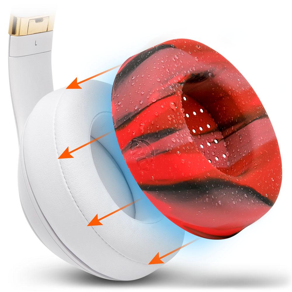 WC SweatZ Protective Headphone Earpad Cover | Lava