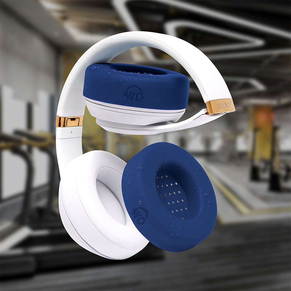WC SweatZ Protective Headphone Earpad Cover | Navy Blue