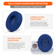 WC SweatZ Protective Headphone Earpad Cover | Navy Blue