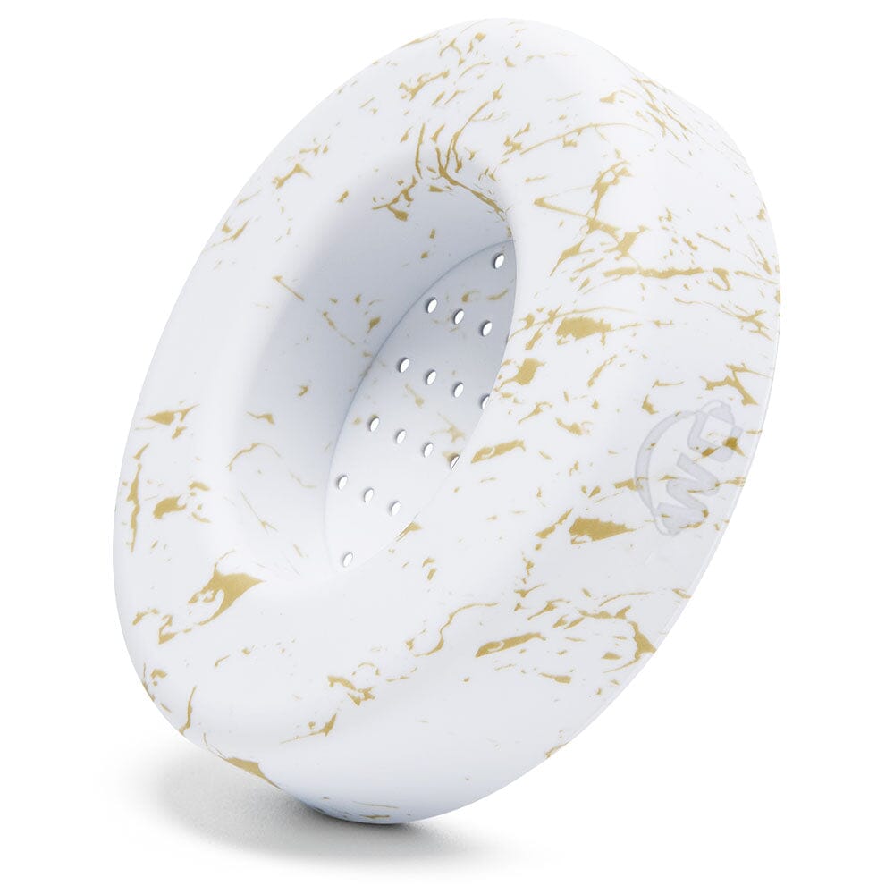 WC SweatZ Protective Headphone Earpad Cover | Gold Marble
