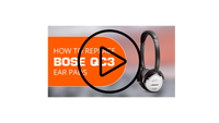 Replacement Ear Pads For Bose QC3 - Black