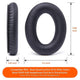 Replacement Ear Pads For Bose QC25 | Black