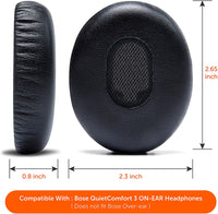 Replacement Ear Pads For Bose QC3 - Black |