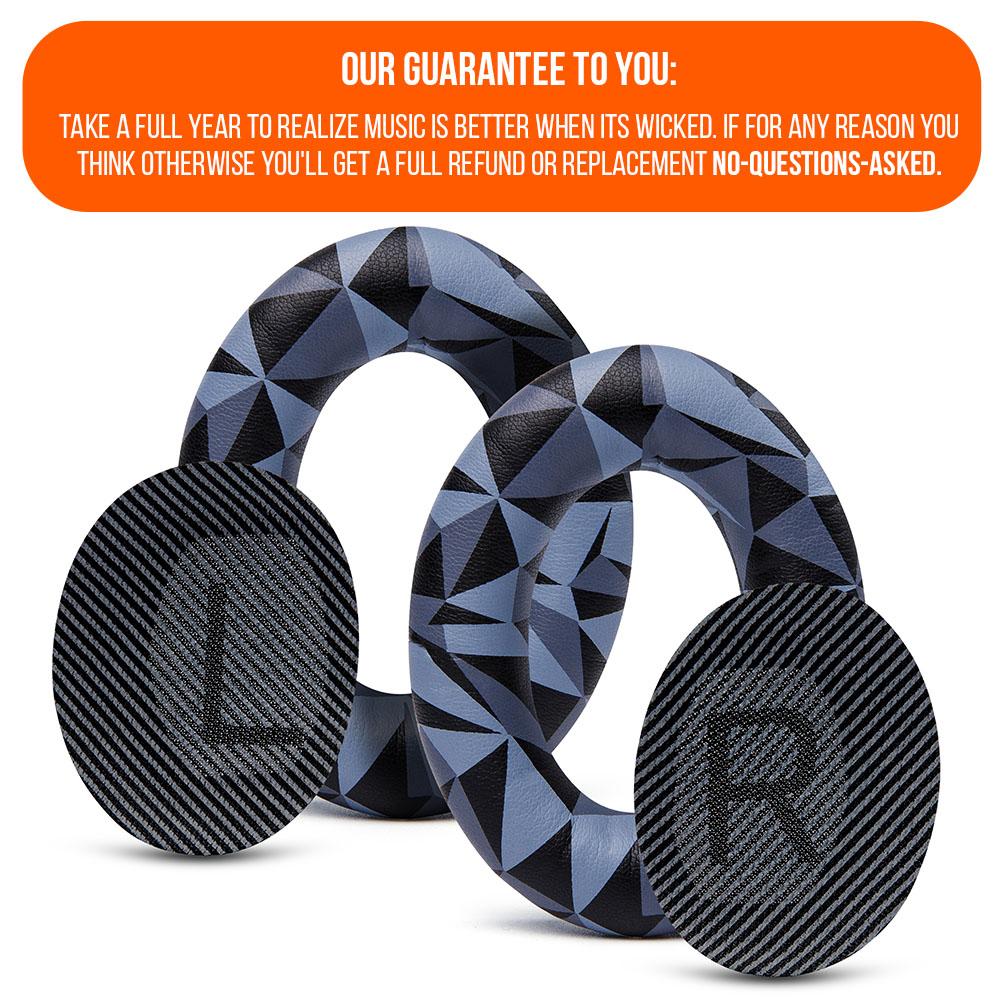 Replacement Ear Pads For Bose QC35 | Geo grey