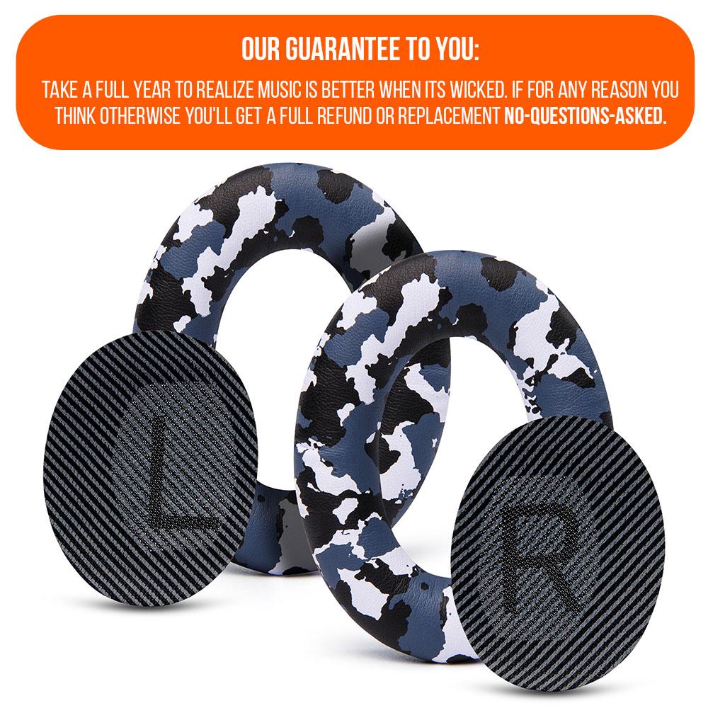 Replacement Ear Pads For Bose QC35 | Snow Camo