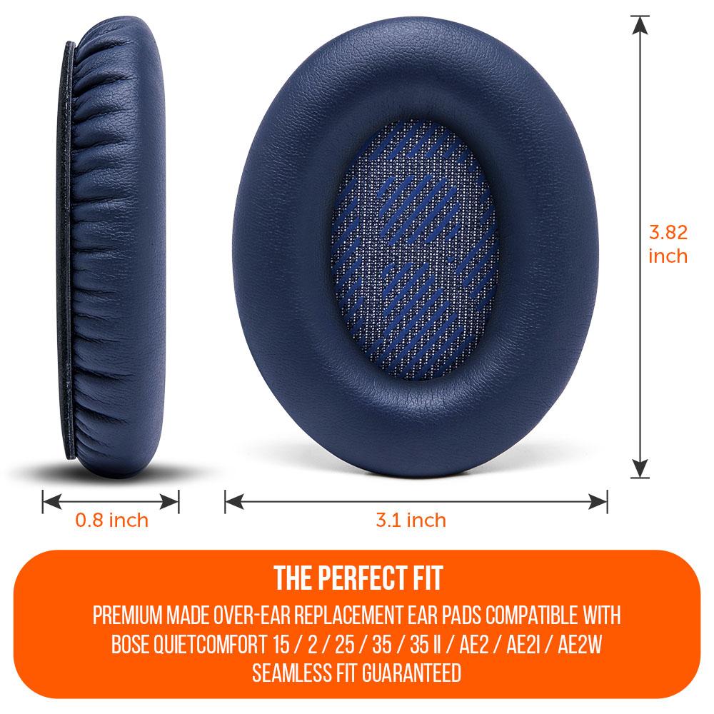 Replacement Ear Pads For Bose QC35 | Blue