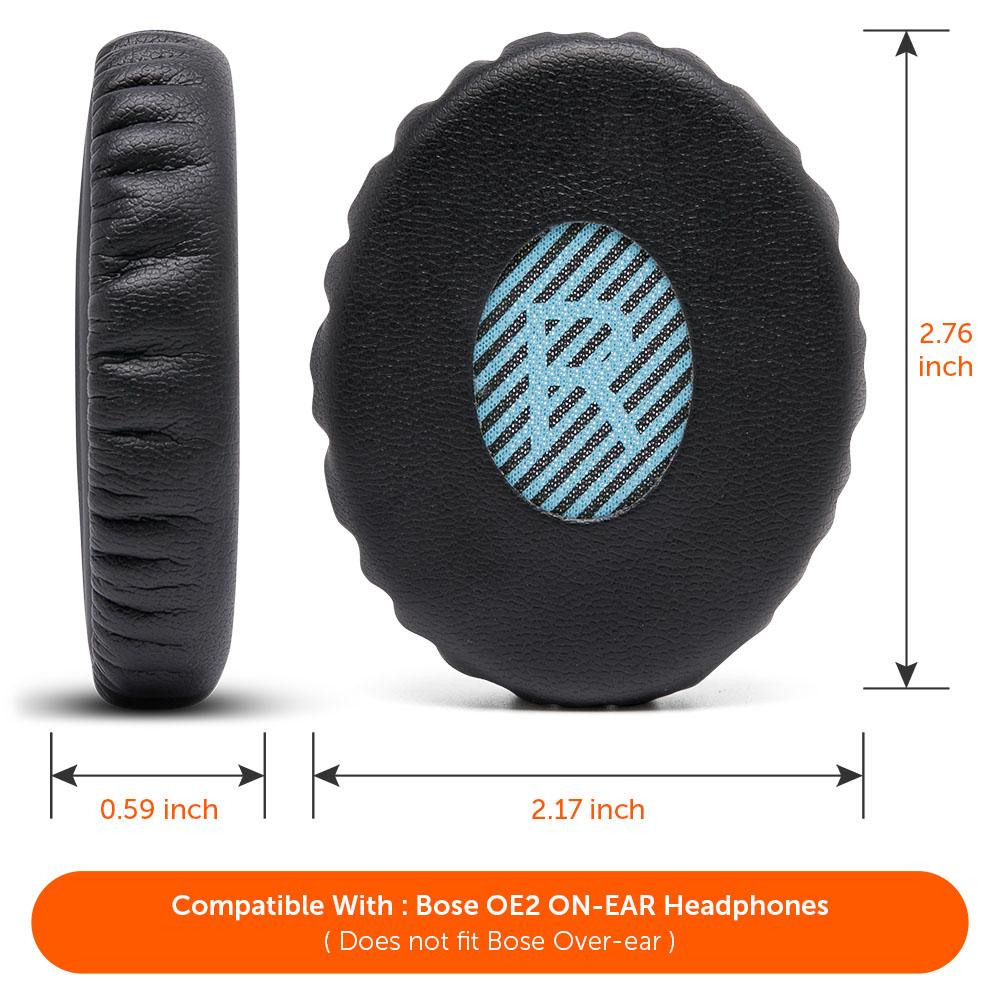 Replacement Ear Pads For Bose SoundLink & SoundTrue OE2 (On-EAR) - Black |