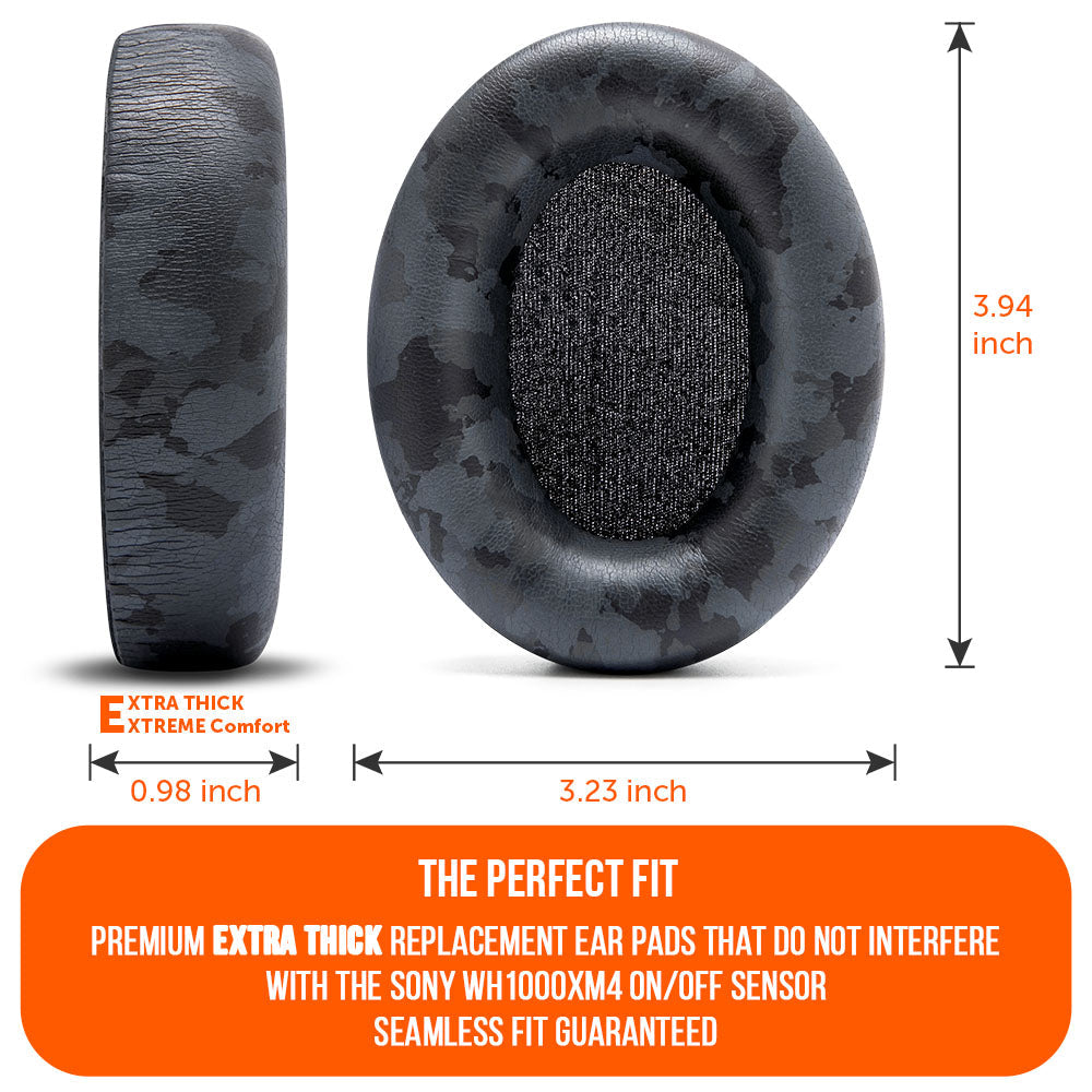 Ear Pads For Sony WH1000XM4 | Black Camo