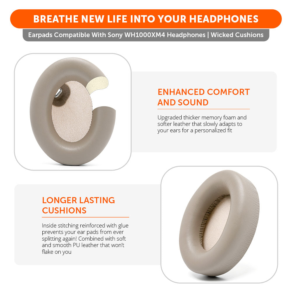 Ear Pads For Sony WH1000XM4 | Beige