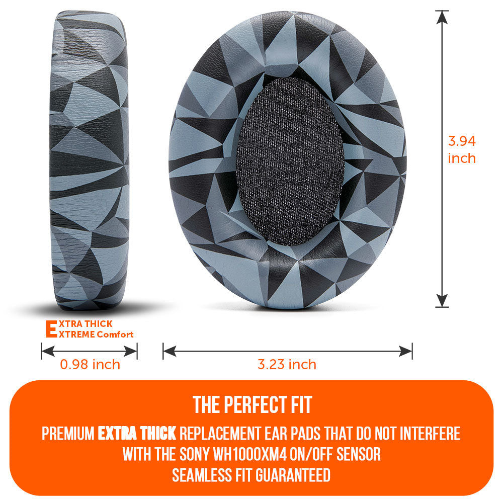 Ear Pads For Sony WH1000XM4 | Geo Grey