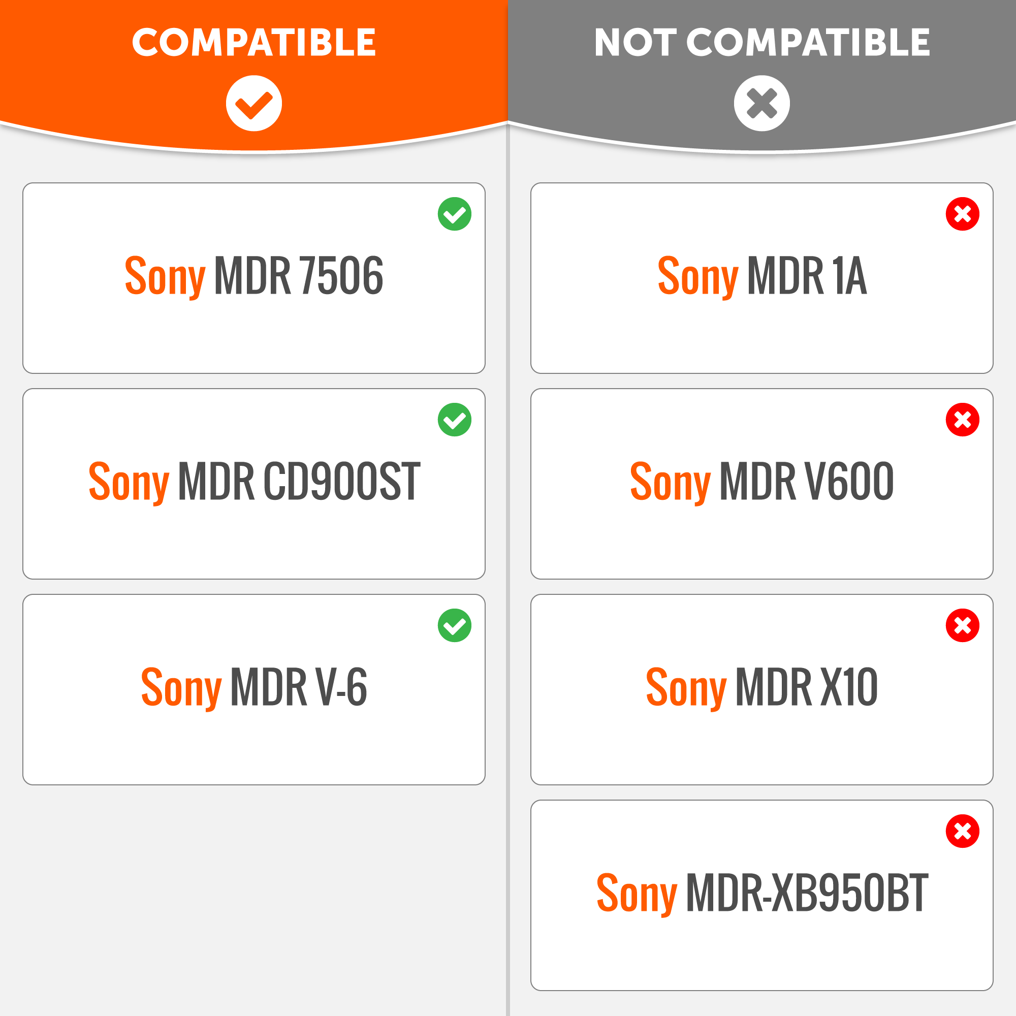 Replacement Earpads For Sony MDR 7506 | Shared Image