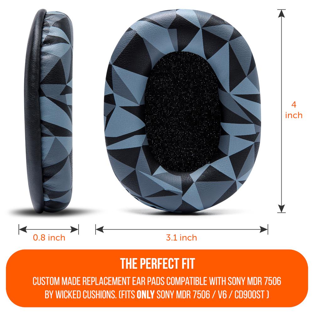 Replacement Earpads For Sony MDR 7506 | Geo Grey