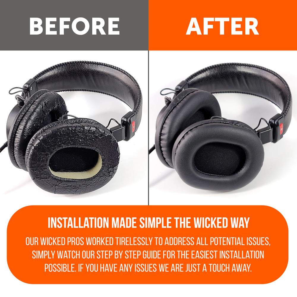 Replacement Earpads For Sony MDR 7506 | Black