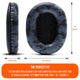 Replacement Earpads For Sony MDR 7506 | Black Camo