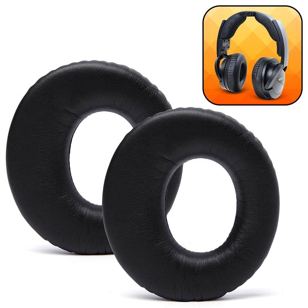 Replacement earpads for Sony MDR-RF985R, MDR-RF985RK, MDR-RF970R Black |