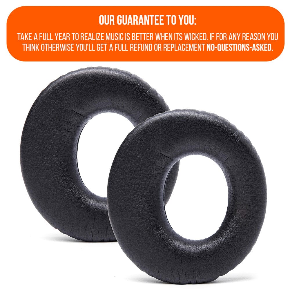 Replacement earpads for Sony MDR-RF985R, MDR-RF985RK, MDR-RF970R Black |