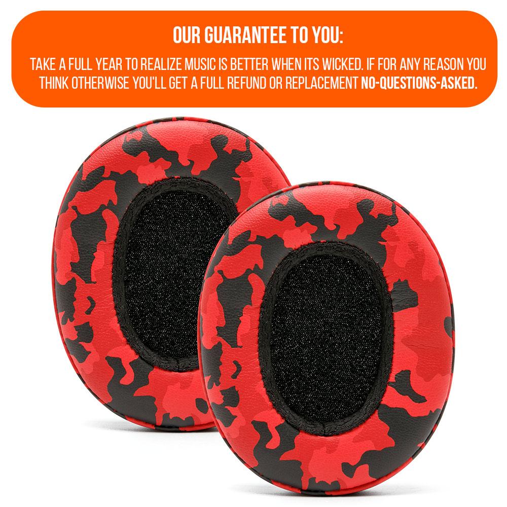 Skullcandy Hesh 3 & Crusher Replacement Earpads | Red Camo