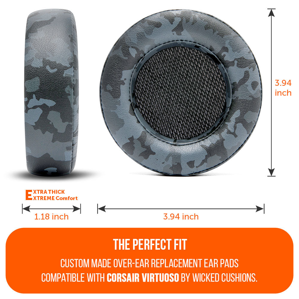 Corsair Virtuoso Leather | Black Camo
