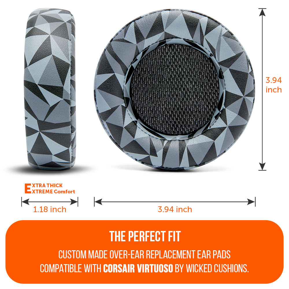 Corsair Virtuoso Leather | Geo Grey