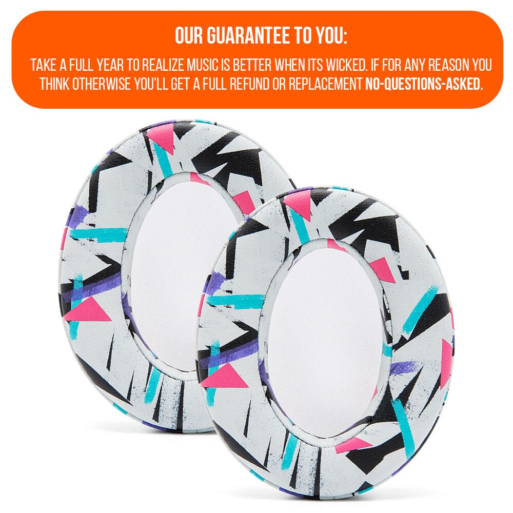 Upgraded Gaming Earpads | 90s White