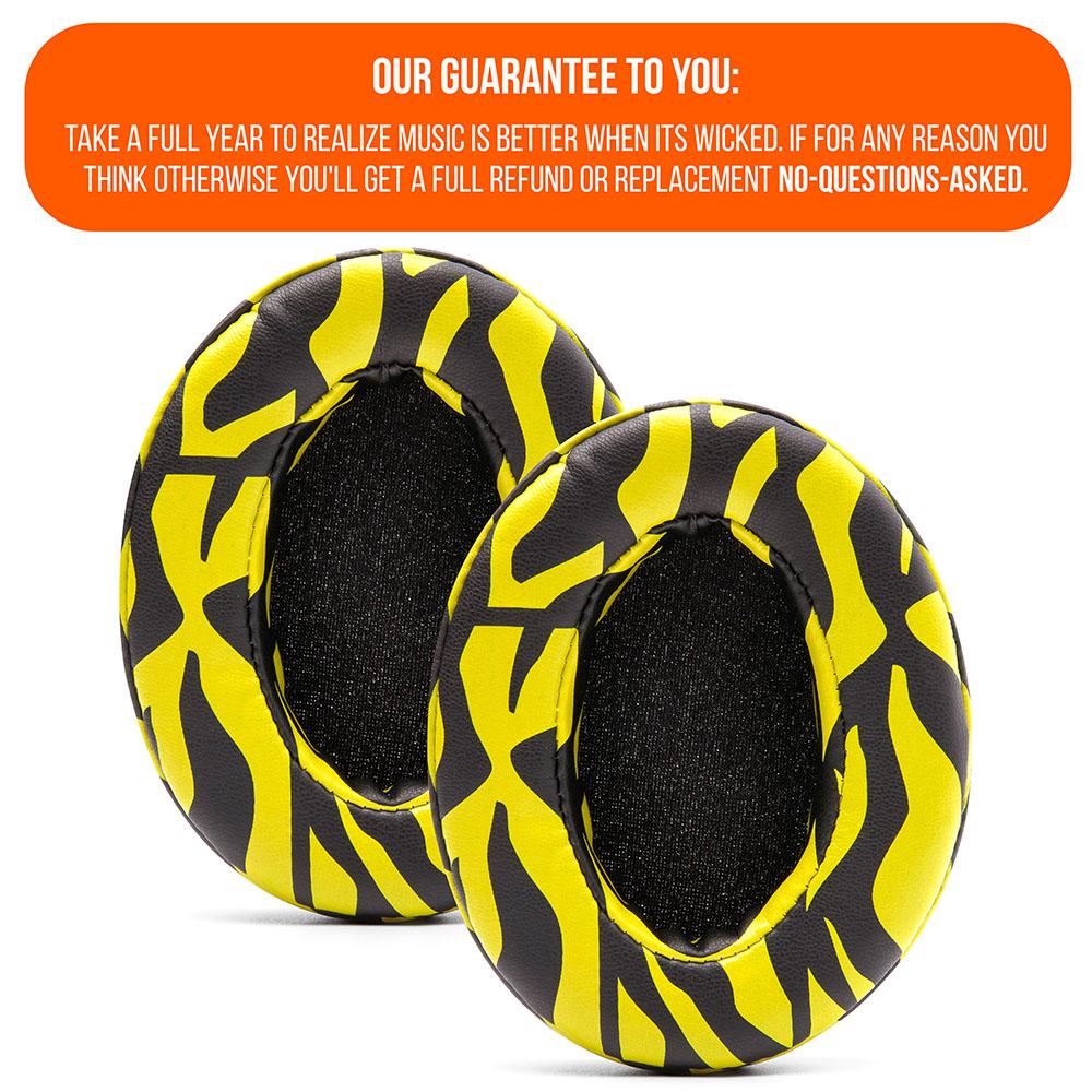 Upgraded Gaming Earpads | Yellow Tiger