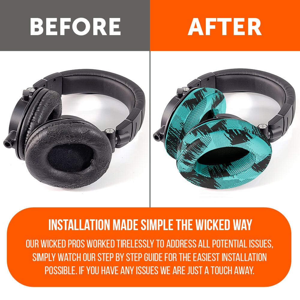 Upgraded Gaming Earpads | SpeedRacer Cyan
