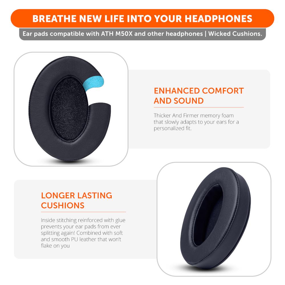 Upgraded Gaming Earpads | Black