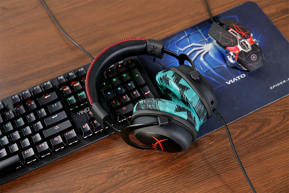 Upgraded Gaming Earpads | SpeedRacer Cyan