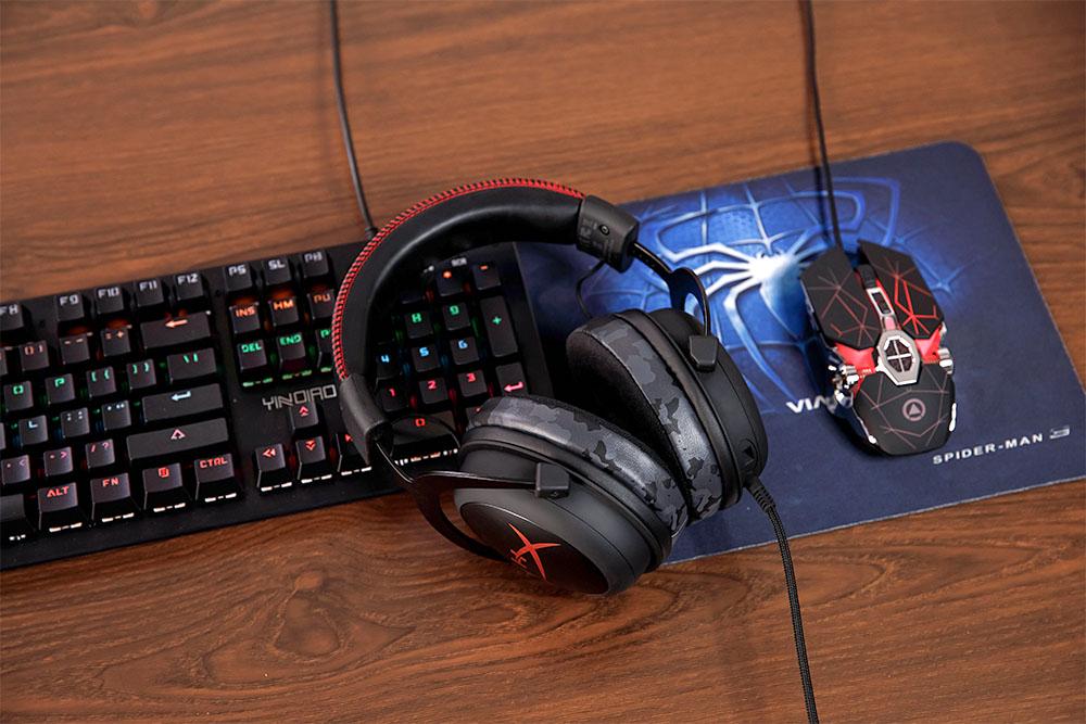 Upgraded Gaming Earpads - Hybrid Velour | Black Camo