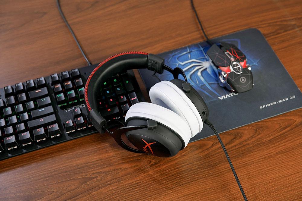 Upgraded Gaming Earpads - Hybrid Velour | White
