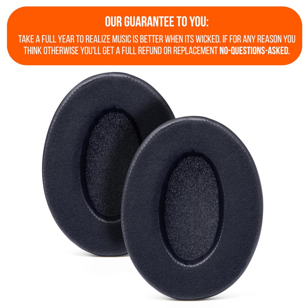 Upgraded Gaming Earpads - Hybrid Velour | Black